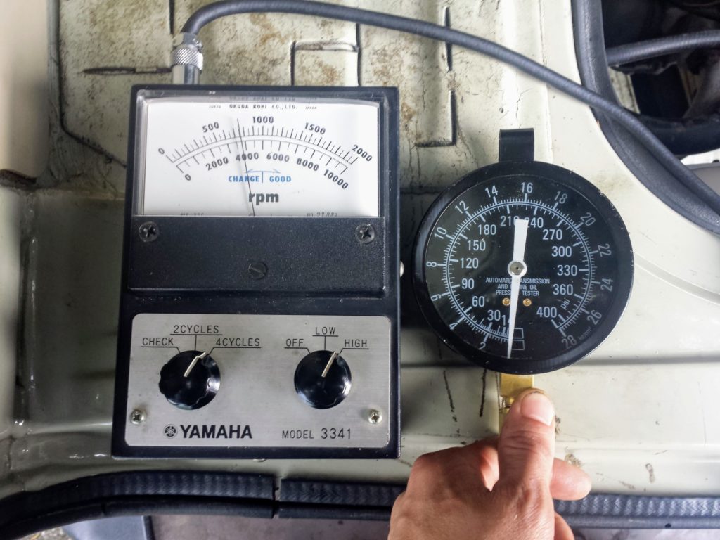 VW Transporter T3 oil pressure check